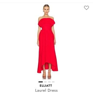 Elliatt Vibrant Red Laurel Dress